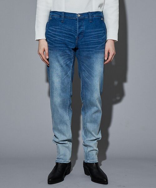 5351POUR LES HOMMES / 5351プール・オム デニムパンツ | 【25A/W】グラデーション テーパード デニム | 詳細2