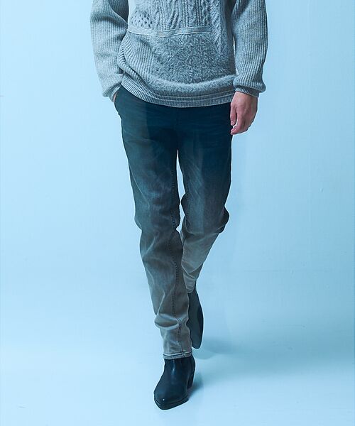 5351POUR LES HOMMES / 5351プール・オム デニムパンツ | 【25A/W】グラデーション テーパード デニム | 詳細15