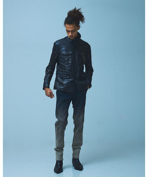 5351POUR LES HOMMES / 5351プール・オム デニムパンツ | 【25A/W】グラデーション テーパード デニム | 詳細17