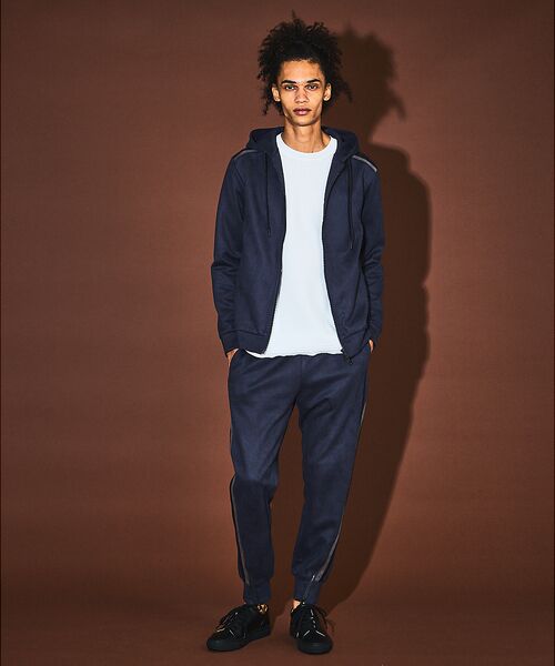 5351POUR LES HOMMES / 5351プール・オム その他パンツ | 【セットアップ対応】ストレッチ スウェード ジョガーパンツ | 詳細9