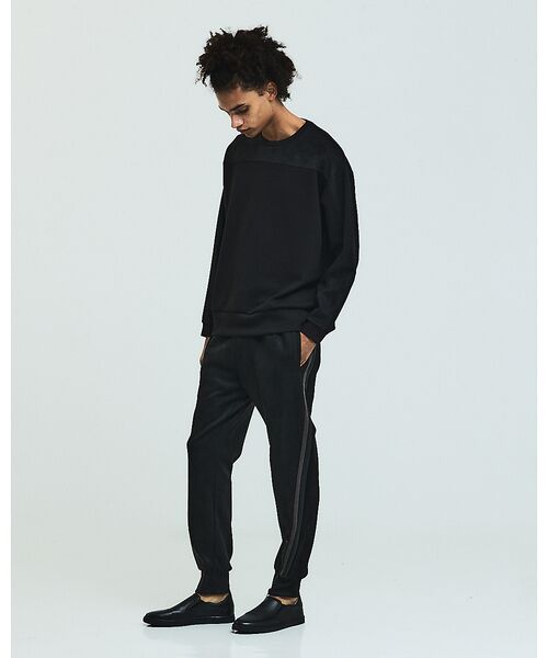 5351POUR LES HOMMES / 5351プール・オム その他パンツ | 【セットアップ対応】ストレッチ スウェード ジョガーパンツ | 詳細20