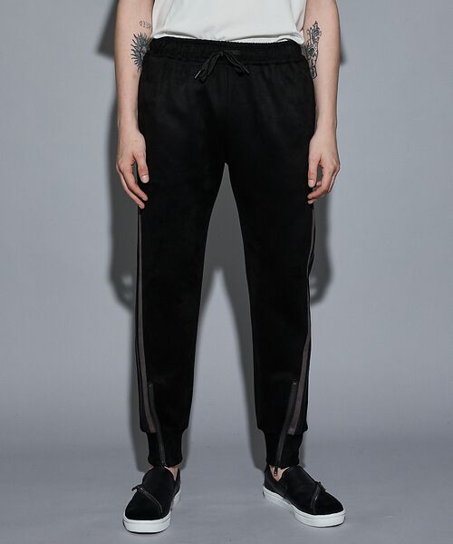 5351POUR LES HOMMES / 5351プール・オム その他パンツ | 【セットアップ対応】ストレッチ スウェード ジョガーパンツ | 詳細12