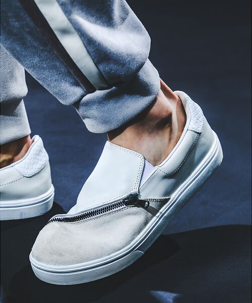 5351POUR LES HOMMES / 5351プール・オム スニーカー | スイッチング ジップレザー スニーカー【予約】 | 詳細6