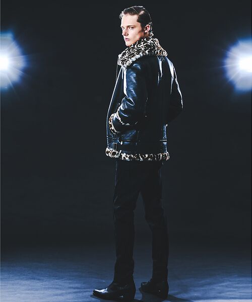 5351POUR LES HOMMES / 5351プール・オム その他アウター | 【25A/W】B-3 ムートン ライダース | 詳細1