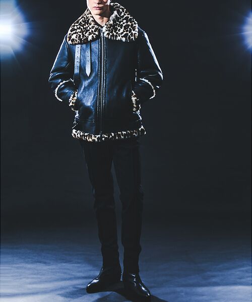 5351POUR LES HOMMES / 5351プール・オム その他アウター | 【25A/W】B-3 ムートン ライダース | 詳細17