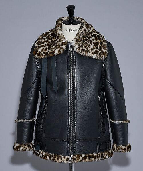 5351POUR LES HOMMES / 5351プール・オム その他アウター | 【25A/W】B-3 ムートン ライダース | 詳細2