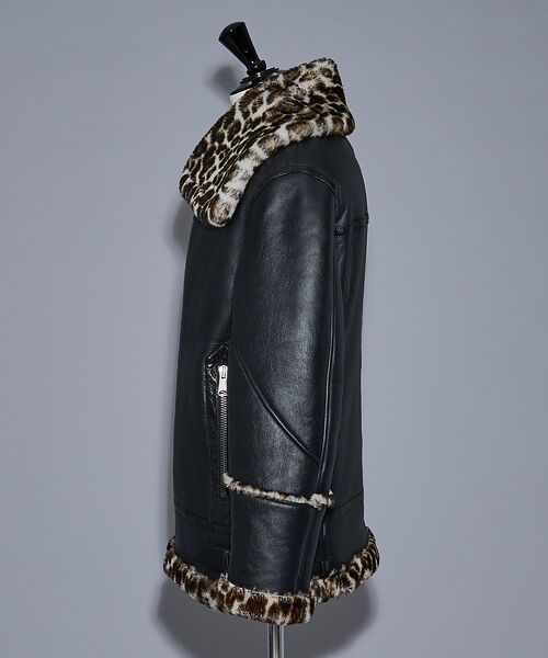 5351POUR LES HOMMES / 5351プール・オム その他アウター | 【25A/W】B-3 ムートン ライダース | 詳細3