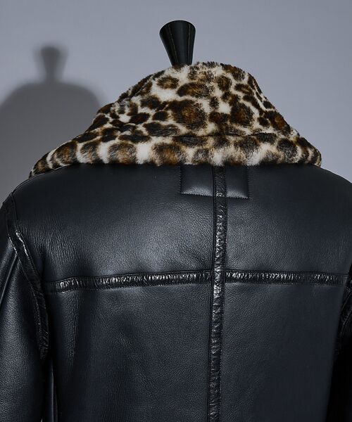 5351POUR LES HOMMES / 5351プール・オム その他アウター | 【25A/W】B-3 ムートン ライダース | 詳細5