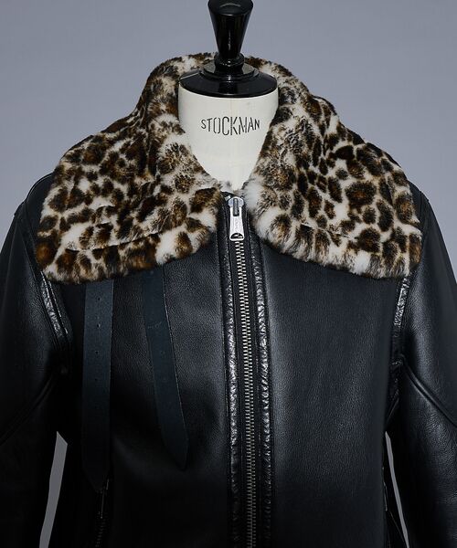 5351POUR LES HOMMES / 5351プール・オム その他アウター | 【25A/W】B-3 ムートン ライダース | 詳細6