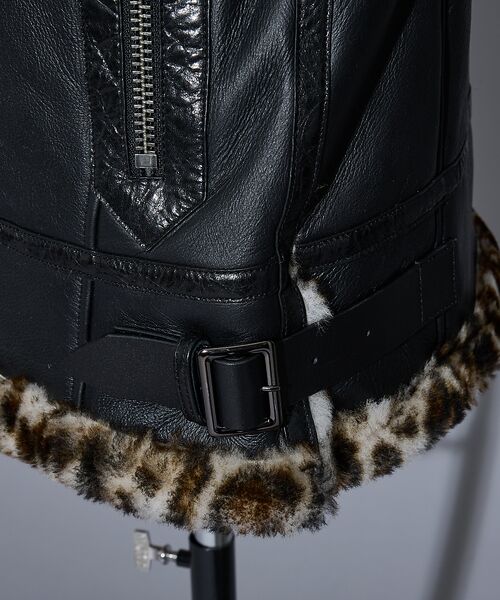 5351POUR LES HOMMES / 5351プール・オム その他アウター | 【25A/W】B-3 ムートン ライダース | 詳細9