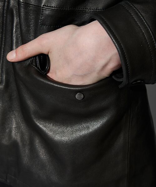 5351POUR LES HOMMES / 5351プール・オム レザーブルゾン・ジャケット | 【25A/W】M-65 カスタム レザージャケット | 詳細10