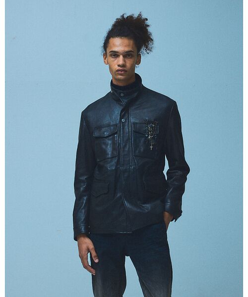 5351POUR LES HOMMES / 5351プール・オム レザーブルゾン・ジャケット | 【25A/W】M-65 カスタム レザージャケット | 詳細18