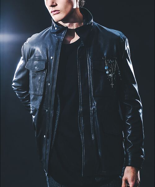 5351POUR LES HOMMES / 5351プール・オム レザーブルゾン・ジャケット | 【25A/W】M-65 カスタム レザージャケット | 詳細23