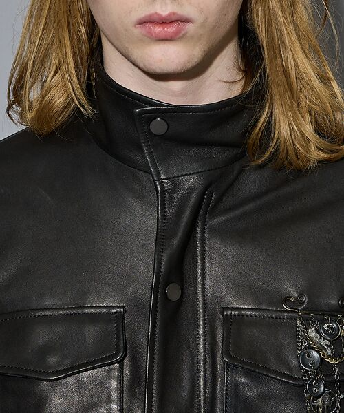 5351POUR LES HOMMES / 5351プール・オム レザーブルゾン・ジャケット | 【25A/W】M-65 カスタム レザージャケット | 詳細5