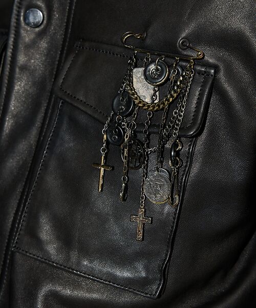 5351POUR LES HOMMES / 5351プール・オム レザーブルゾン・ジャケット | 【25A/W】M-65 カスタム レザージャケット | 詳細8