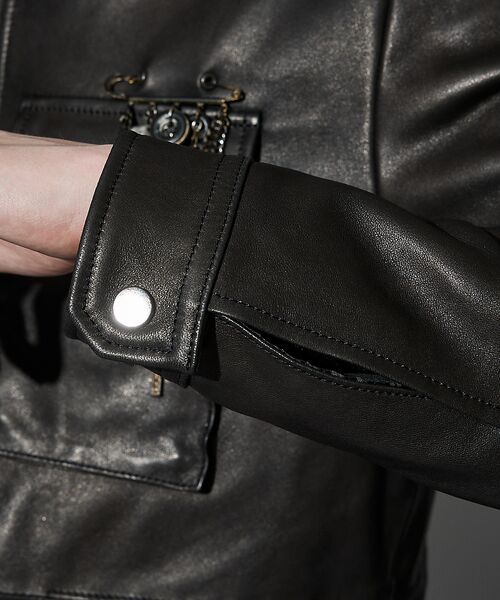 5351POUR LES HOMMES / 5351プール・オム レザーブルゾン・ジャケット | 【25A/W】M-65 カスタム レザージャケット | 詳細9
