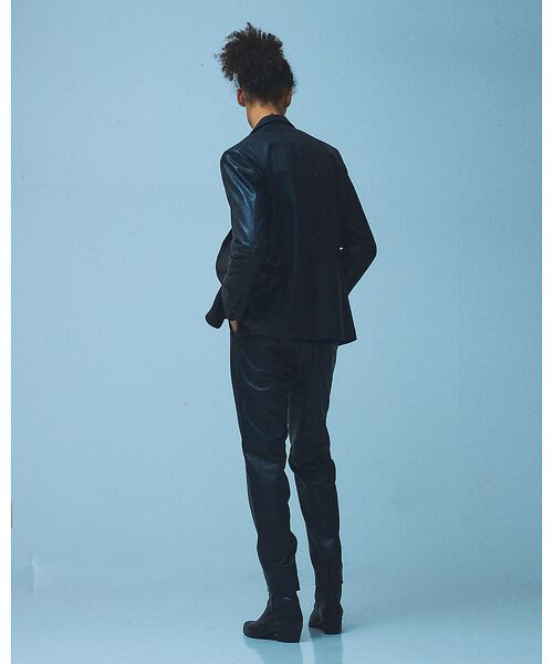 5351POUR LES HOMMES / 5351プール・オム スラックス・ドレスパンツ | 【25AW/セットアップ対応】レザー テーパード スラックスパンツ | 詳細11