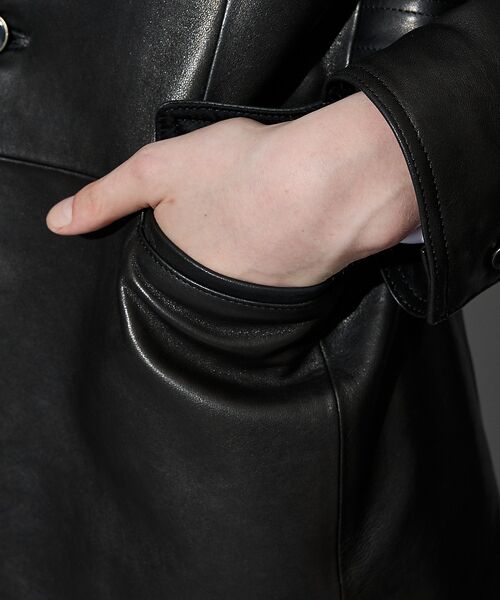 5351POUR LES HOMMES / 5351プール・オム テーラードジャケット | 【25AW/セットアップ対応】テーラード レザージャケット | 詳細8