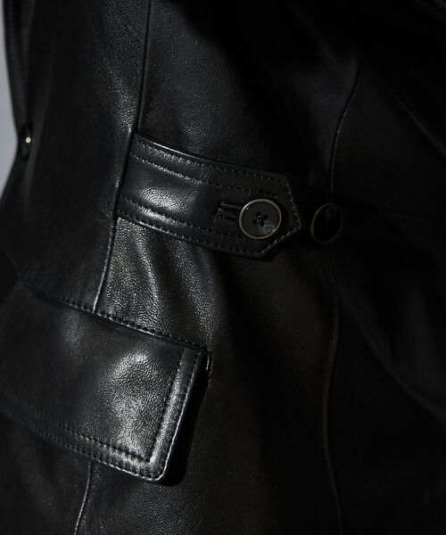 5351POUR LES HOMMES / 5351プール・オム テーラードジャケット | 【25AW/セットアップ対応】テーラード レザージャケット | 詳細9