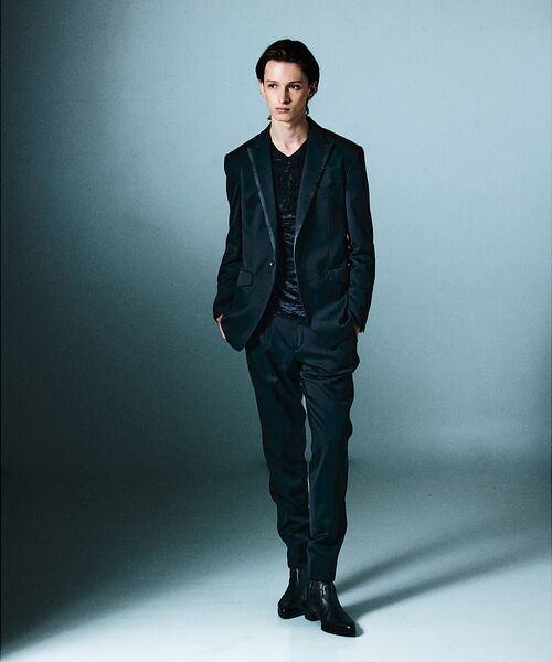 5351POUR LES HOMMES / 5351プール・オム スラックス・ドレスパンツ | 【Director's Line】セットアップ タックテーパード スラックス パ | 詳細1