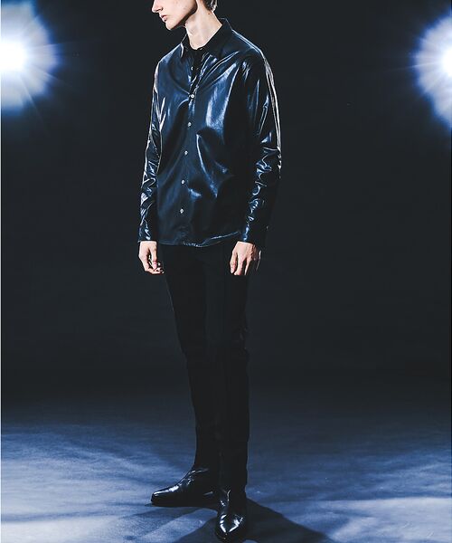 5351POUR LES HOMMES / 5351プール・オム シャツ・ブラウス | レザータッチ 長袖シャツ | 詳細1