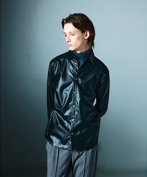 5351POUR LES HOMMES / 5351プール・オム シャツ・ブラウス | レザータッチ 長袖シャツ | 詳細12
