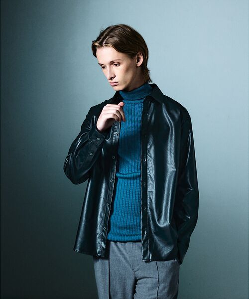 5351POUR LES HOMMES / 5351プール・オム シャツ・ブラウス | レザータッチ 長袖シャツ | 詳細8