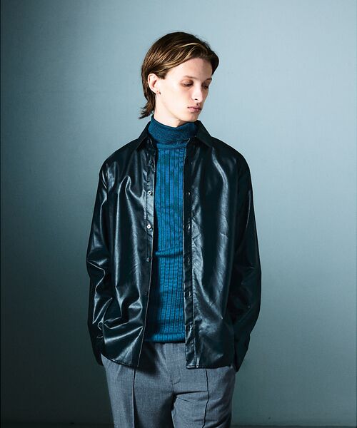 5351POUR LES HOMMES / 5351プール・オム シャツ・ブラウス | レザータッチ 長袖シャツ | 詳細9