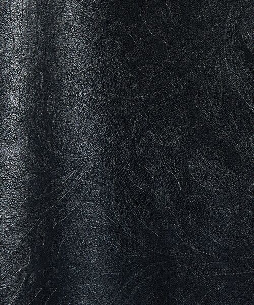 5351POUR LES HOMMES / 5351プール・オム シャツ・ブラウス | エンボスプリント レザータッチ アラベスク柄 長袖シャツ | 詳細5