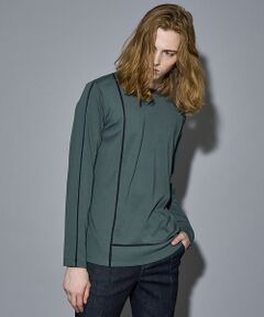 5351 POUR LES HOMMES 長袖 ボーダーカットソー 白黒 L 5351 POUR LES HOMMES tシャツ 「定番人気」セーターマシーン