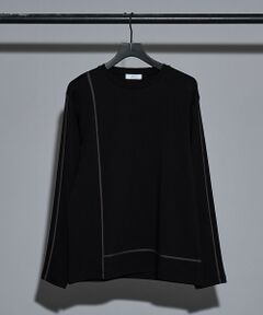5351 POUR LES HOMMES 長袖 ボーダーカットソー 白黒 L 卸売りファッション - 5351 POUR LES HOMMES 長袖 ボーダー