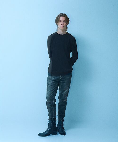 5351POUR LES HOMMES / 5351プール・オム Tシャツ | シャーリング ジャガード 長袖Tシャツ | 詳細7