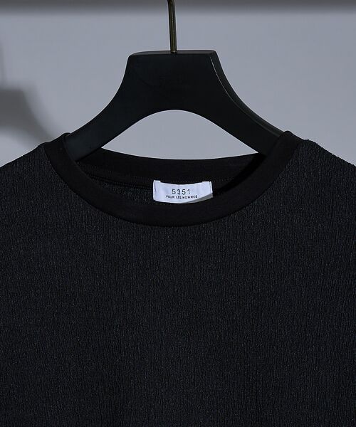 5351POUR LES HOMMES / 5351プール・オム Tシャツ | シャーリング ジャガード 長袖Tシャツ | 詳細10