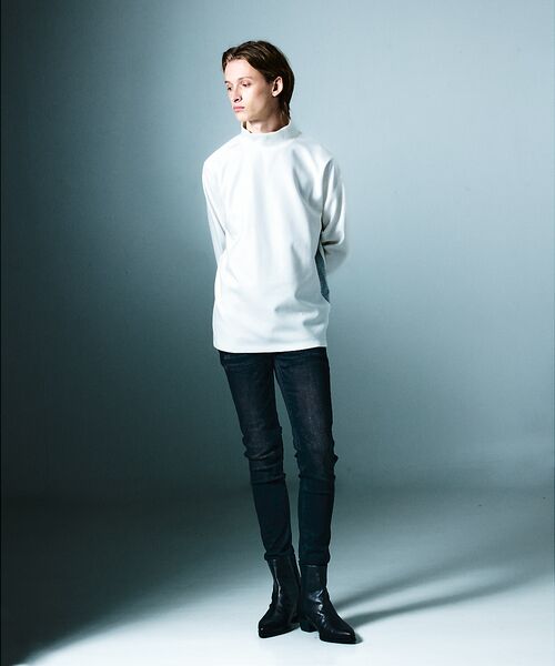 5351POUR LES HOMMES / 5351プール・オム Tシャツ | サイドライン ハイネック 長袖Tシャツ【予約】 | 詳細3