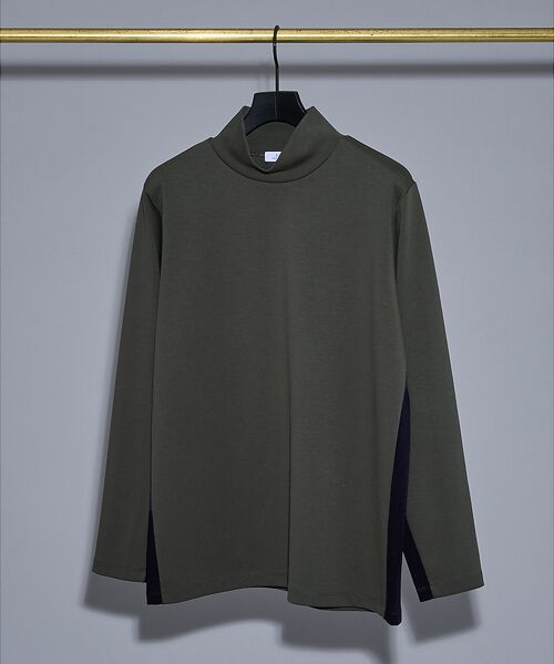 5351POUR LES HOMMES / 5351プール・オム Tシャツ | サイドライン ハイネック 長袖Tシャツ【予約】 | 詳細5