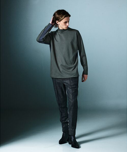 5351POUR LES HOMMES / 5351プール・オム Tシャツ | サイドライン ハイネック 長袖Tシャツ【予約】 | 詳細6