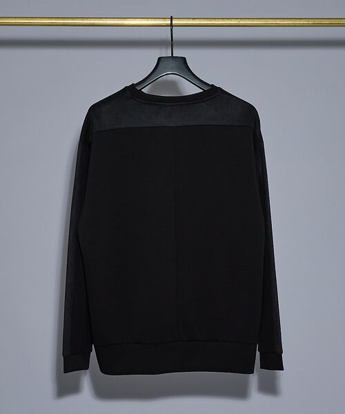 5351POUR LES HOMMES / 5351プール・オム Tシャツ | コンビネーション スエード 長袖Tシャツ | 詳細9