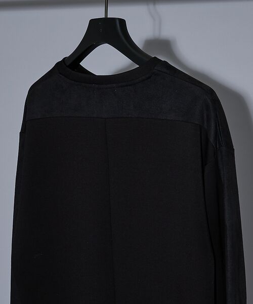 5351POUR LES HOMMES / 5351プール・オム Tシャツ | コンビネーション スエード 長袖Tシャツ | 詳細13