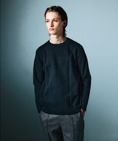 5351POUR LES HOMMES / 5351プール・オム ニット・セーター | 【軽量/ハイストレッチ】サーマル ワッフル 長袖ニット