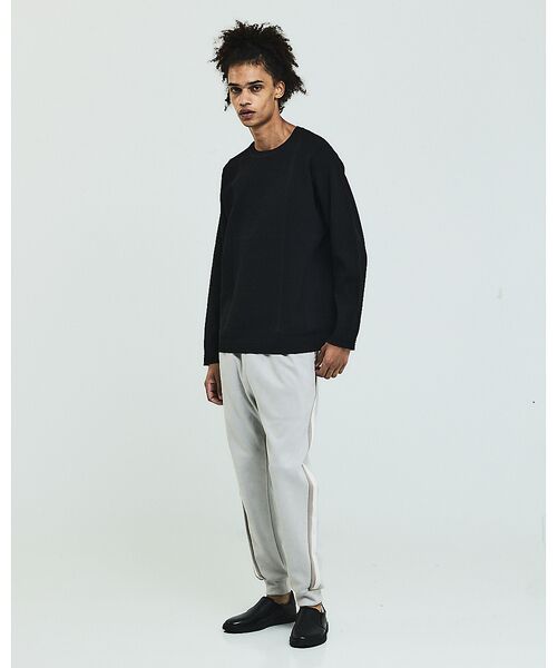 5351POUR LES HOMMES / 5351プール・オム ニット・セーター | 【軽量/ハイストレッチ】サーマル ワッフル 長袖ニット | 詳細2