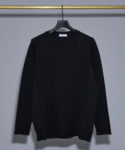 5351POUR LES HOMMES / 5351プール・オム ニット・セーター | 【軽量/ハイストレッチ】サーマル ワッフル 長袖ニット | 詳細15