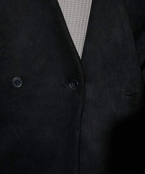 5351POUR LES HOMMES / 5351プール・オム ノーカラージャケット | 【セットアップ対応】ストレッチ スエード ノーカラージャケット | 詳細16