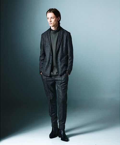 5351POUR LES HOMMES / 5351プール・オム スラックス・ドレスパンツ | 【セットアップ対応】グリッター ツイーディ テーパードスラックス | 詳細11