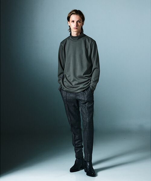 5351POUR LES HOMMES / 5351プール・オム スラックス・ドレスパンツ | 【セットアップ対応】グリッター ツイーディ テーパードスラックス | 詳細13