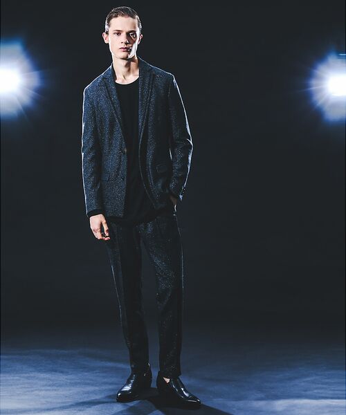 5351POUR LES HOMMES / 5351プール・オム スラックス・ドレスパンツ | 【セットアップ対応】グリッター ツイーディ テーパードスラックス | 詳細16