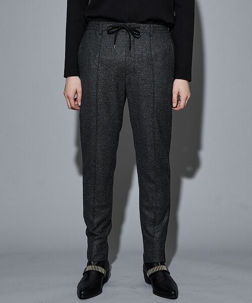 5351POUR LES HOMMES / 5351プール・オム スラックス・ドレスパンツ | 【セットアップ対応】グリッター ツイーディ テーパードスラックス | 詳細2