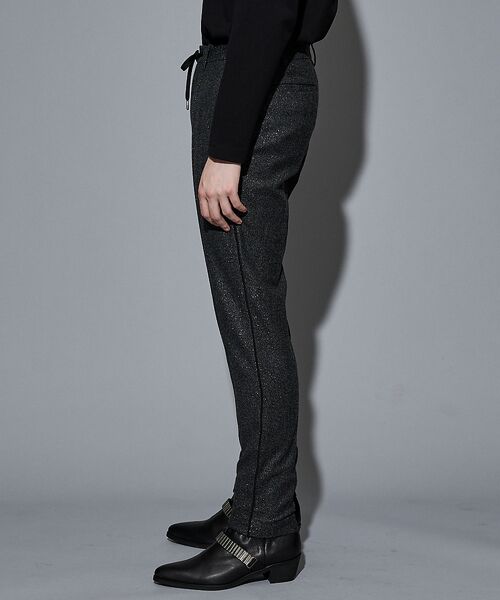 5351POUR LES HOMMES / 5351プール・オム スラックス・ドレスパンツ | 【セットアップ対応】グリッター ツイーディ テーパードスラックス | 詳細3