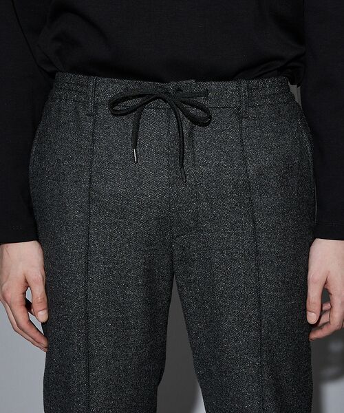 5351POUR LES HOMMES / 5351プール・オム スラックス・ドレスパンツ | 【セットアップ対応】グリッター ツイーディ テーパードスラックス | 詳細5