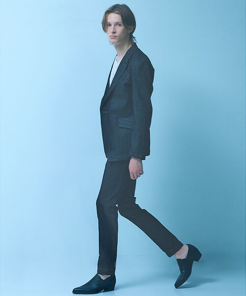 5351POUR LES HOMMES / 5351プール・オム Gジャン・デニムジャケット | 【セットアップ対応 / ストレッチ】ピークラペル デニムジャケット | 詳細4