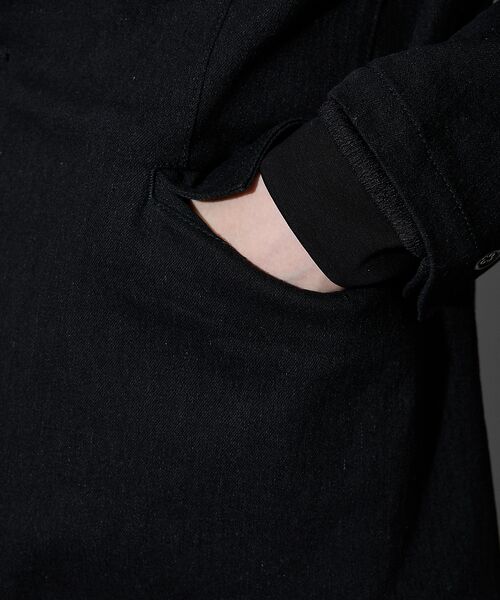 5351POUR LES HOMMES / 5351プール・オム Gジャン・デニムジャケット | 【セットアップ対応 / ストレッチ】ピークラペル デニムジャケット | 詳細12